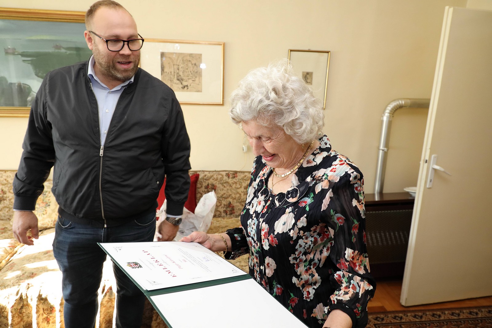 Papp Károlynét köszöntötték 90. születésnapján